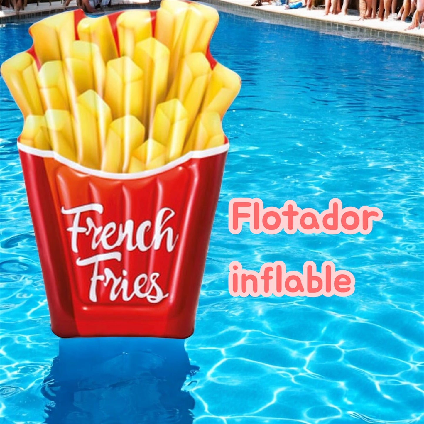 Flotador montable inflable para piscina