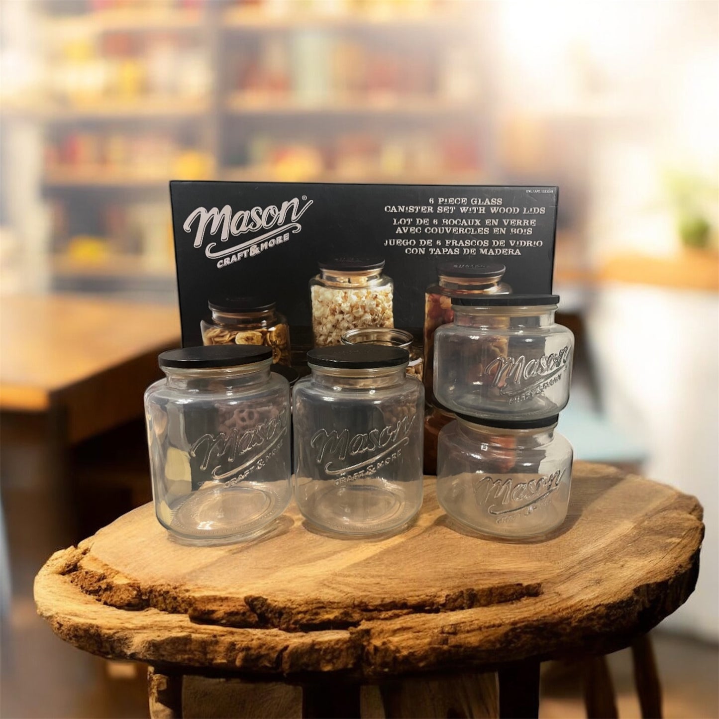 Frascos herméticos Mason