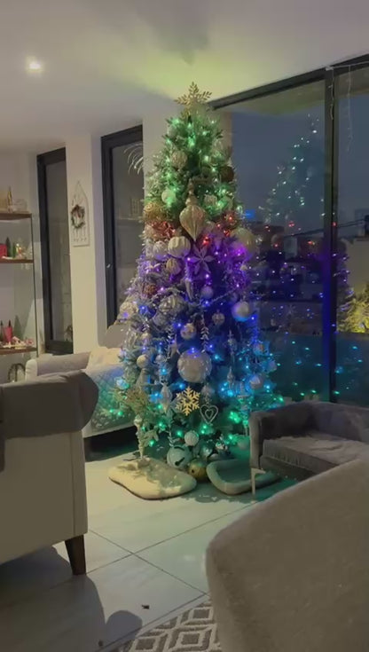 Árbol de Navidad con luces integradas (Costco)!!